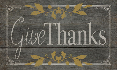 Give Thanks Poster Print by Stephanie Marrott - Item # VARPDXSM1803060