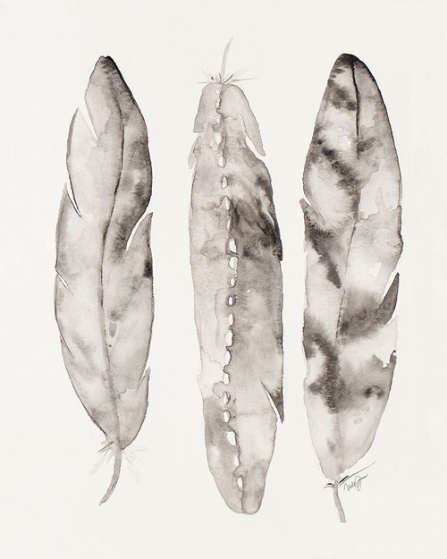 Three Gray Feathers Poster Print by Nola James - Item # VARPDX11603UU