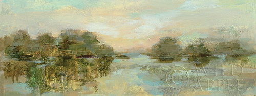 Dreamy Lake Green Crop Poster Print by Silvia Vassileva - Item # VARPDX33289