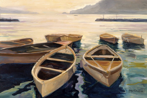 Sunset Marina Poster Print by Allayn Stevens - Item # VARPDXSTE87