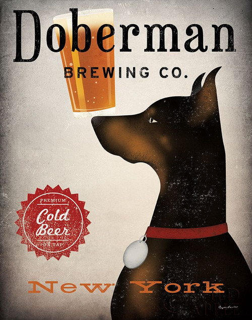 Doberman Brewing Company NY Poster Print by Ryan Fowler - Item # VARPDX45697
