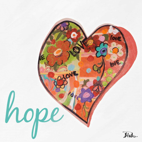 Hearts of Love and Hope I Poster Print by Patricia Pinto - Item # VARPDX10788D