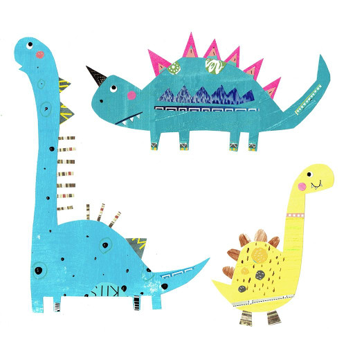 Dino Trio Poster Print by Katherine and Elizabeth Pope - Item # VARPDX40428