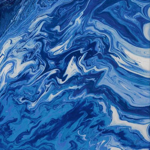 Navy Marble Square Poster Print by M. Mercado - Item # VARPDX10852B