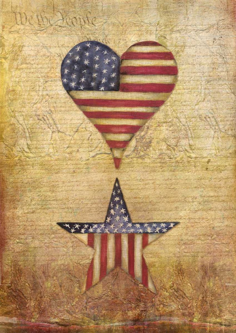 America Stars Flag Poster Print by Elizabeth Medley - Item # VARPDX10782C
