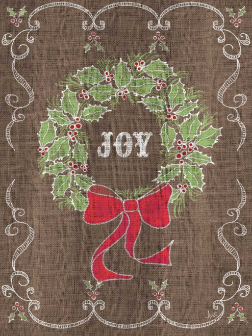 Noel Burlap Art III Poster Print by Andi Metz - Item # VARPDX11008G