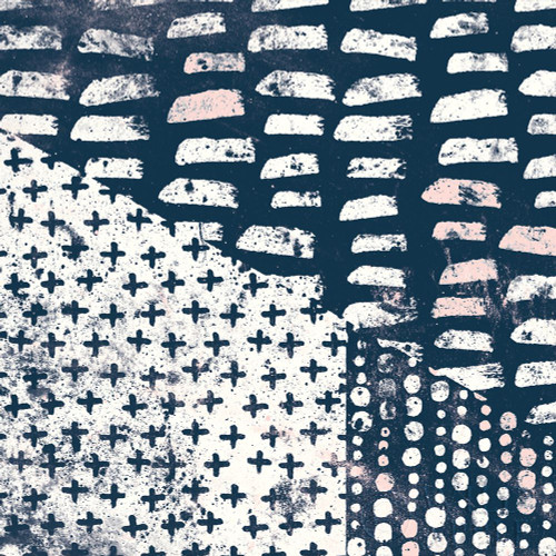 Mark Making Tile II with Blush Poster Print by Moira Hershey - Item # VARPDX40799