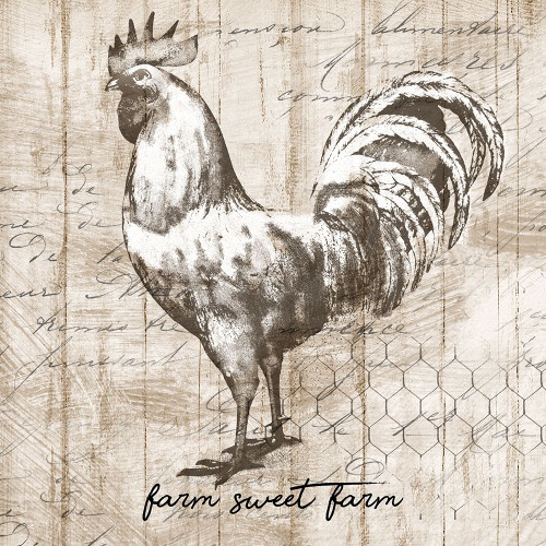 Farm Rooster Poster Print by Conrad Knutsen - Item # VARPDX19999