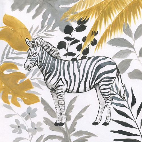 Jungle Zebra Poster Print by Nan - Item # VARPDX40053