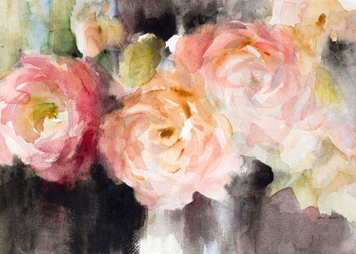 Black and Blush Blooms Poster Print by Lanie Loreth - Item # VARPDX13130