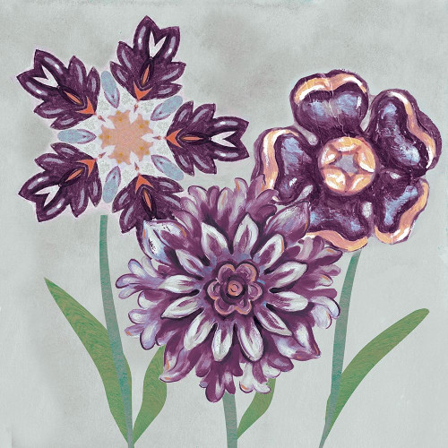 Posies In Purple II Poster Print by Margaret Ferry - Item # VARPDXMFY194