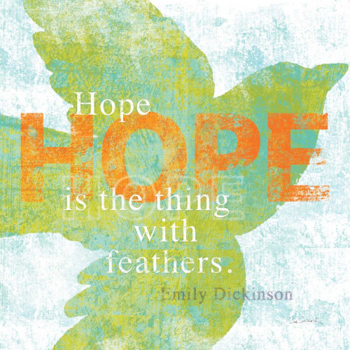 Letterpress Hope Poster Print by Sue Schlabach - Item # VARPDX11375