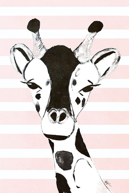 Giraffe On Stripes Poster Print by Kali Wilson - Item # VARPDX12731BT