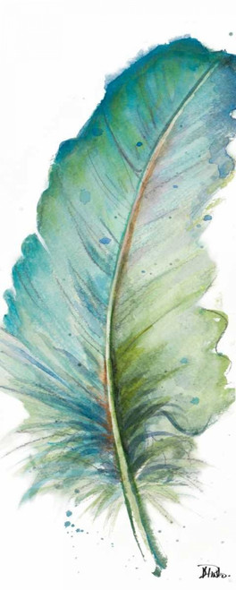 Watercolor Feather White IV Poster Print by Patricia Pinto - Item # VARPDX11052G