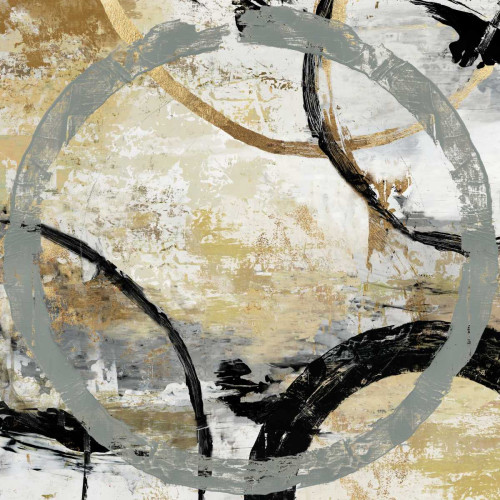 Gold and Black Rings I Poster Print by Tom Reeves - Item # VARPDXRF038A Gold and Black Rings I Poster Print by Tom Reeves - Item # VARPDXRF038A