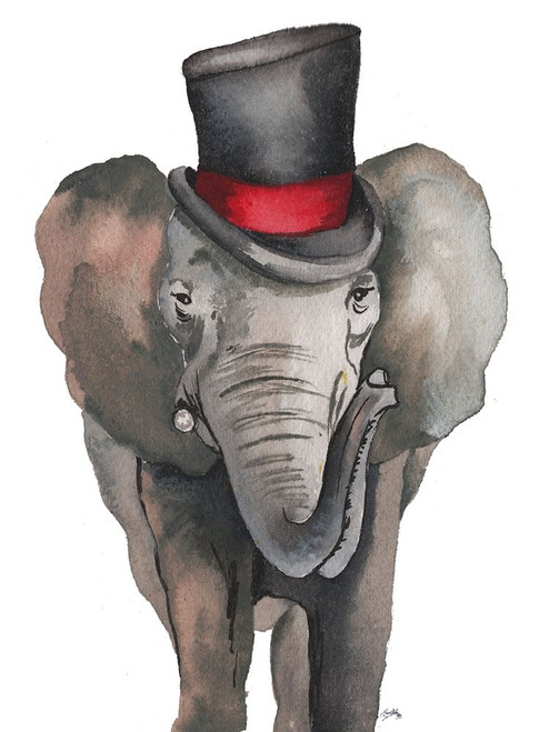 Fancy Elephant Poster Print by Elizabeth Medley - Item # VARPDX13216G