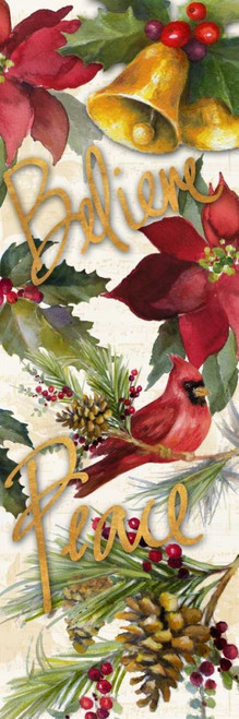 Christmas Poinsettia Panel III Poster Print by Lanie Loreth - Item # VARPDX11536Z