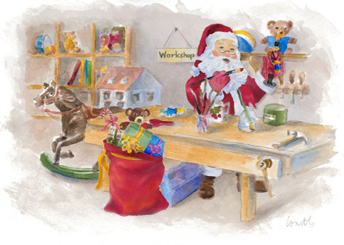 Santas Workshop Poster Print by Lanie Loreth - Item # VARPDX12808A
