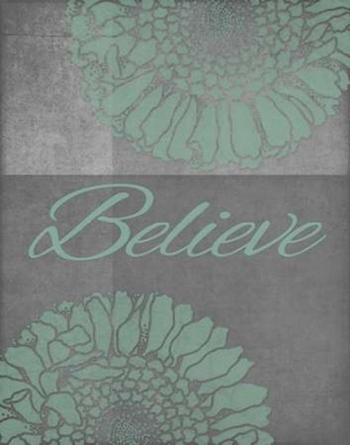 Floral Believe 2 Poster Print by Tina Carlson - Item # VARPDXTCRC076B