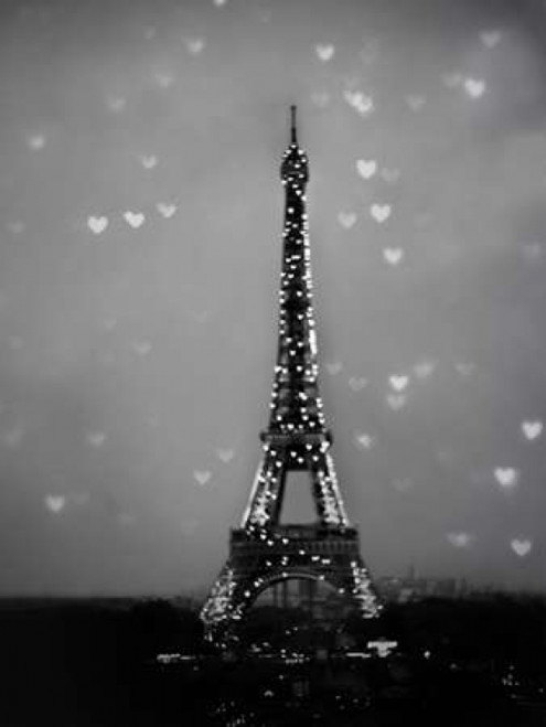 Hearts In Paris 2 Poster Print by Tracey Telik - Item # VARPDXTKRC113A