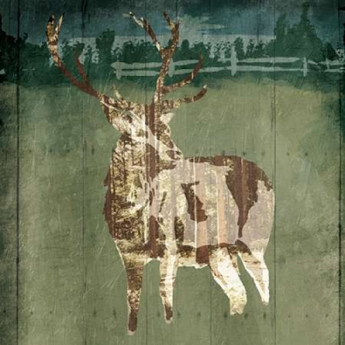 Deer In The Field Poster Print by OnRei - Item # VARPDXONSQ079A