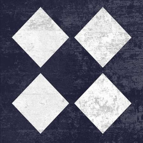 Indigo And White Diamond Mine Poster Print by Sheldon Lewis - Item # VARPDXSLBSQ236H