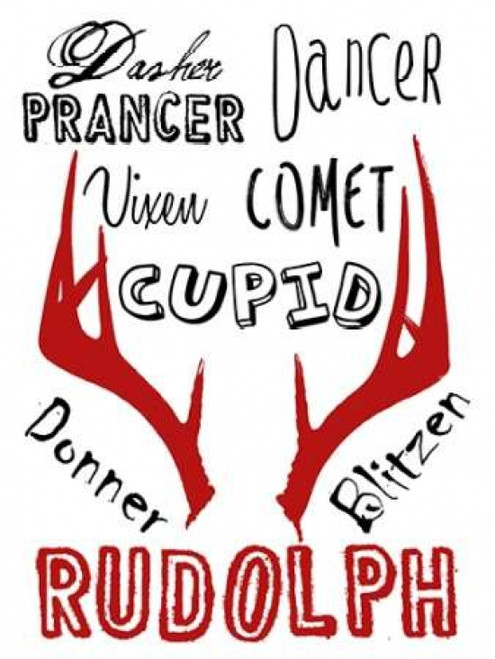 Santas Reindeer Poster Print by Sheldon Lewis - Item # VARPDXSLBRC239A