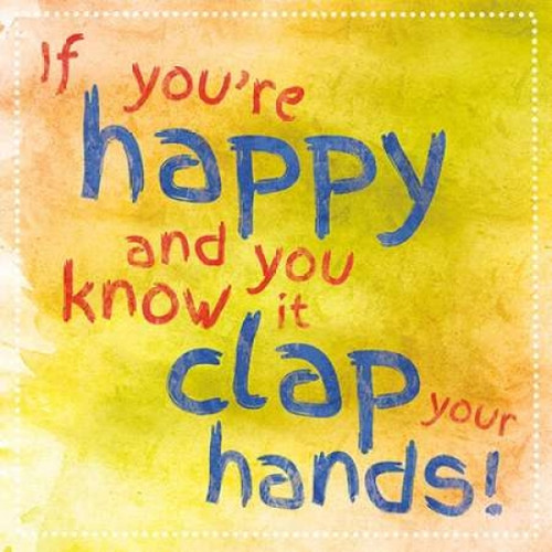 Clap Your Hands 1 Poster Print by Lauren Gibbons - Item # VARPDXGLSQ189A