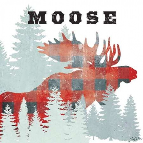 Moose Plaid Poster Print by Tina Carlson - Item # VARPDXTCSQ058A