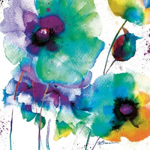 Color Flowers Poster Print by Victoria Brown - Item # VARPDXVBSQ043A2