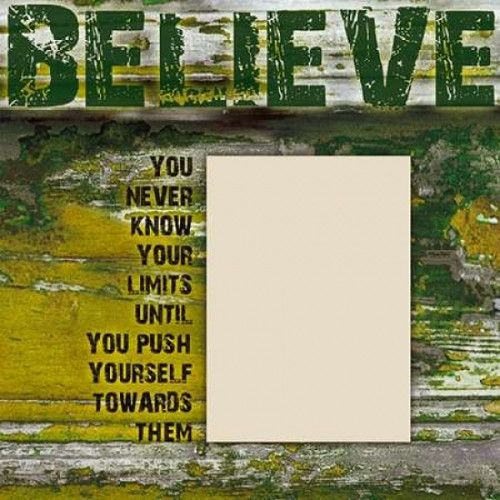 Believe Grunge Poster Print by Diane Stimson - Item # VARPDXDSSQ4000G