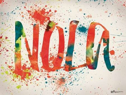 NOLA Watercolor Poster Print by Victoria Brown - Item # VARPDXVBRC058D