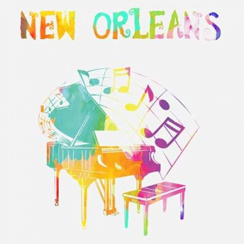 New Orleans Piano Poster Print by Sheldon Lewis - Item # VARPDXSLBSQ243B