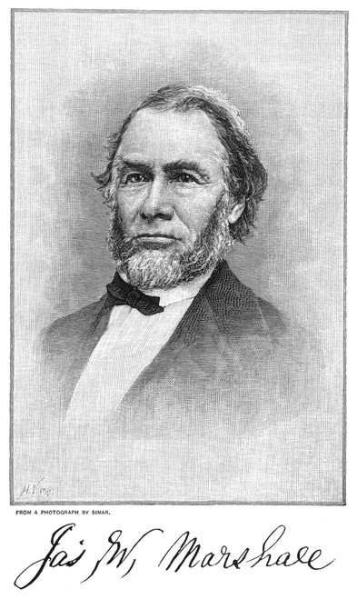 James Wilson Marshall /N(1810-1885). American Carpenter And Gold Miner. Discoverer Of Gold At Sutter'S Mill In Coloma, California, Which Started The Famous Gold Rush Of 1849. Line Engraving, 1891. Poster Print by Granger Collection - Item # VARGRC004