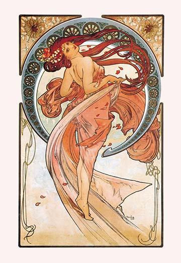 Alphonse Maria Mucha was a Czech Art Nouveau painter.  However, he did a great many posters and prints.  The period of his work has become known as the Belle Epoque. One of his "flower" series prints. Poster Print by Alphonse Mucha - Item # VARBLL058