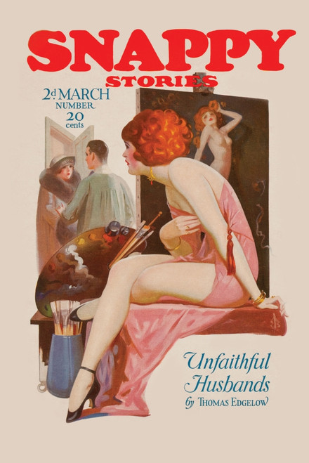 Film Fun cover, August 1937. Enoch Bolles was an American painter 