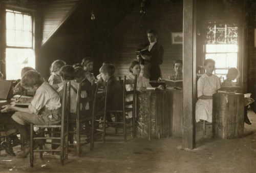 Alabama: Classroom, 1913. /Nchildren Attending School In The Morning Before Going To The Textile Mill To Work In The Afternoon In Huntsville, Alabama. Photograph By Lewis Hine In December 1913. Poster Print by Granger Collection - Item # VARGRC013150