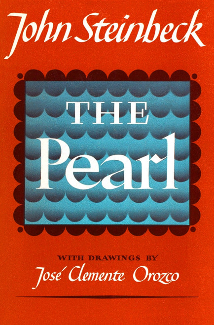 First edition cover art to the book "The Pearl" by Steinbeck.  John Ernst Steinbeck, Jr. was an American author of 27 books, including 16 novels, six non-fiction books, and five collections of short stories. Poster Print by Jose Clemente Orozco - Ite