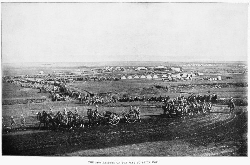Boer War: British Battery. /Nthe British 28Th Battery Under The Command Of General Sir Redvers Henry Buller On Its Way To Capturing Spion Kop In January, 1900. Photograph From A Contemporary English Newspaper. Poster Print by Granger Collection - Ite
