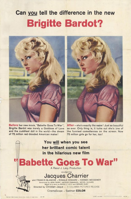 Babette Goes To War Movie Poster (11 x 17) - Item # MOVEE7011 Babette Goes To War Movie Poster (11 x 17) - Item # MOVEE7011