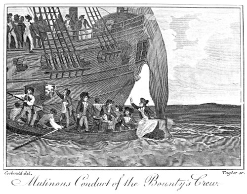 William Bligh (1754-1817). /Nenglish Naval Officer. Bligh And Eighteen Others Cast Adrift In An Open Boat Following The Mutiny On The Hms Bounty, 28 April 1789. Copper Engraving, English, 1812. Poster Print by Granger Collection - Item # VARGRC000516 William Bligh (1754-1817). /Nenglish Naval Officer. Bligh And Eighteen Others Cast Adrift In An Open Boat Following The Mutiny On The Hms Bounty, 28 April 1789. Copper Engraving, English, 1812. Poster Print by Granger Collection - Item # VARGRC000516