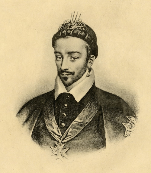Henry Iii Of France, 1551-89, King Of France (1574-89) Son Of King Henry Ii And Catherine De' Medici. Photo-Etching From An Old Print. From The Book _ Lady Jackson?S Works, Viii. The Last Of The Valois Ii? Published London 1899. PosterPrint - Item #