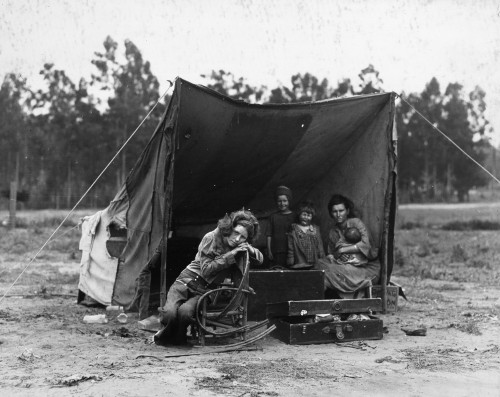 Migrant Family, 1936. /Nflorence Thompson, A 32-Year-Old Migrant Worker, Photographed With Her Children In Nipomo, California, 1936. Part Of The 'Migrant Mother' Series By Dorothea Lange, 1936. Poster Print by Granger Collection - Item # VARGRC010627