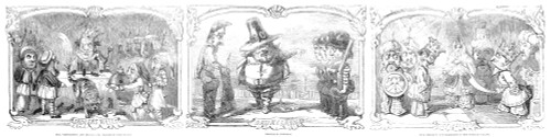 England: Pantomime, 1852. /N'Dick Whittington And His Cat; Or, Harlequin Lord Mayor.' Scenes From The Christmas Pantomime, 1851, At The Sadler'S Wells Theatre In London. Contemporary English Wood Engraving. Poster Print by Granger Collection - Item #