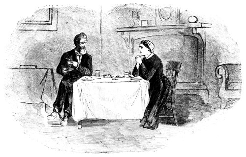 John Brown (1800-1859). /Namerican Abolitionist. John Brown'S Last Supper, With His Wife, In The Parlor Of Captain John Avis, Charlestown, Virginia, 1 December 1859. Contemporary Wood Engraving. Poster Print by Granger Collection - Item # VARGRC00450