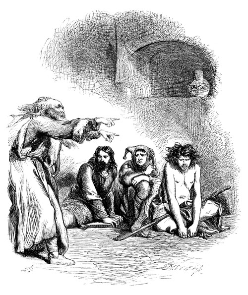 Shakespeare: King Lear. /Nking Lear, Kent, The Fool, And Edgar, Disguised As A Beggar, In Act Iii Scene Vi Of William Shakespeare'S 'King Lear.' Wood Engraving, English, 1881, After Sir John Gilbert. Poster Print by Granger Collection - Item # VARGRC Shakespeare: King Lear. /Nking Lear, Kent, The Fool, And Edgar, Disguised As A Beggar, In Act Iii Scene Vi Of William Shakespeare'S 'King Lear.' Wood Engraving, English, 1881, After Sir John Gilbert. Poster Print by Granger Collection - Item # VARGRC