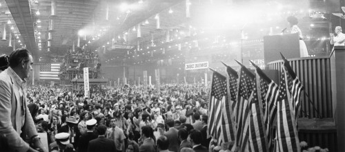 Shirley Chisholm (1924-2005). /Namerican Politician. Chisholm Addressing The Democratic National Convention In Miami Beach, Florida, As The First African-American Woman Presidential Candidate, 12 July 1972. Poster Print by Granger Collection - Item #