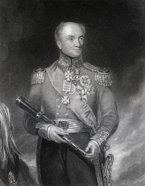 Sir Rowland Hill 1St Viscount Hill Of Hawkestone And Hardwicke Baron Hill Of Almarez 1772 To 1842 British General Engraved By W H Mote After W H Pickersgill From The Book The National Portrait Gallery Volume Iv Published C1820 PosterPrint - Item # VA