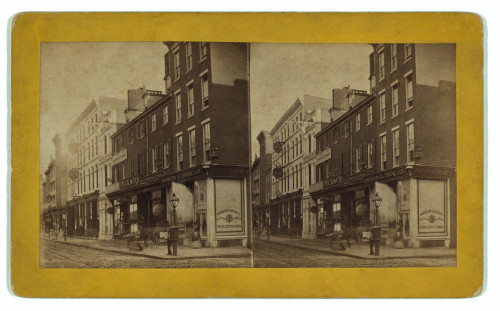 Philadelphia In 1870. Chestnut Street Below 11Th Street On The South Side. Shops Sell Consumer Goods And Clothing. Pedestrians Moving Slowly Are Seen While Only Photographic Ghosts Are Captured Of Those Moving Faster. History - Item # VAREVCHISL031EC Philadelphia In 1870. Chestnut Street Below 11Th Street On The South Side. Shops Sell Consumer Goods And Clothing. Pedestrians Moving Slowly Are Seen While Only Photographic Ghosts Are Captured Of Those Moving Faster. History - Item # VAREVCHISL031EC
