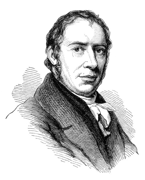Richard Trevithick /N(1771-1833). English Engineer And Inventor. Trevithick Built The First High-Pressure Steam Engine (1800) And The First Steam Locomotive Tried On A Railway (1804). Wood Engraving, 1877-1878. Poster Print by Granger Collection - It